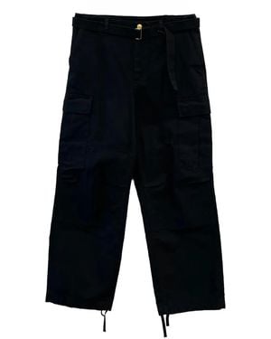 Sacai Belted Trousers - Blue