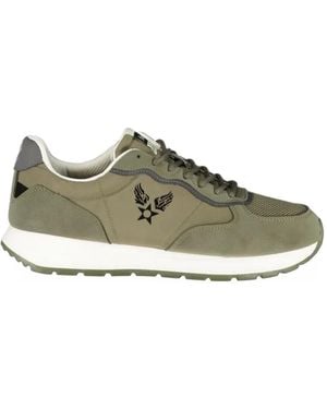 Avirex Baskets À Logo Imprimé - Green