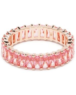 Swarovski Anello Matrix Con Cristalli - Rosa