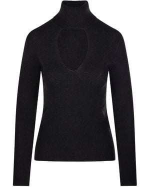 P.A.R.O.S.H. Leila Ribbed Jumper - Black