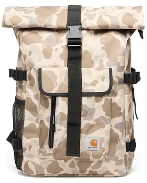 Carhartt Rolltop Camouflage Backpack - White