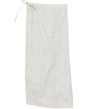 The Row Tie-Waist Skirt - White