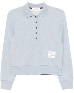 Thom Browne ロゴ ポロシャツ - ブルー