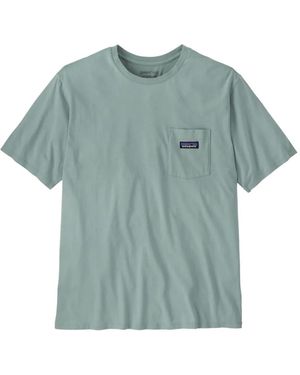 Patagonia Patch-Pocket T-Shirt - Blue