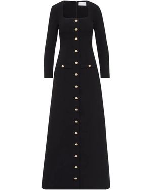 Florence & Fortitude Button Pocket Dress - Black