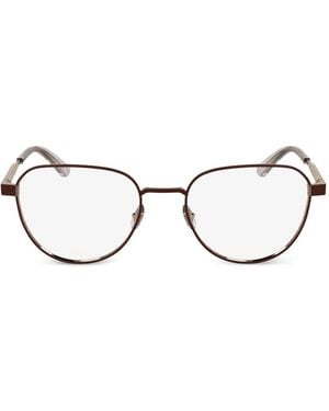 Calvin Klein Brille Mit Geometrischem Gestell - Rot