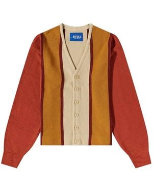AWAKE NY Cardigan À Rayures - Orange