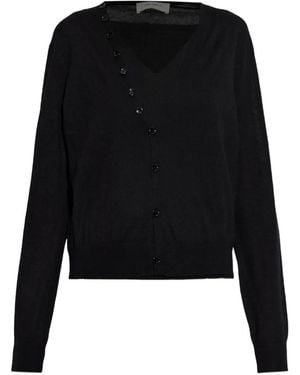 Lisa Yang Tarelyn Asymmetric Cardigan - Black
