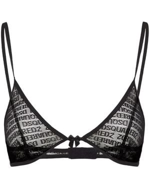 DSquared² Bh Mit Durchgehendem Logo - Schwarz