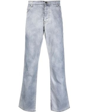 RANRA Stonewashed Straight-Leg Jeans - Blue