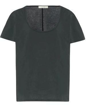 The Row T-Shirt Stilton Con Scollo Ampio - Nero