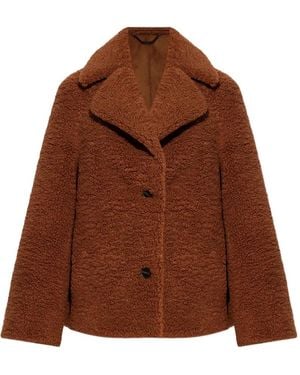 AllSaints Eddie Buttoned Jacket - Brown