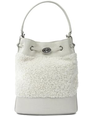 Zanellato Panelled Leather Tote Bag - グレー