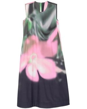 JNBY Graphic-Printed Sleeveless Dress - Pink