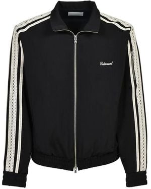 CEDARWOOD Crochet-Trim Jacket - Black