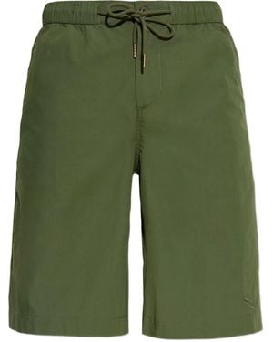 Zadig & Voltaire Bermudas Pally con cordones en la cintura - Verde