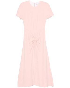Victoria Beckham Kleid Mit Kurzen Ärmeln - Pink