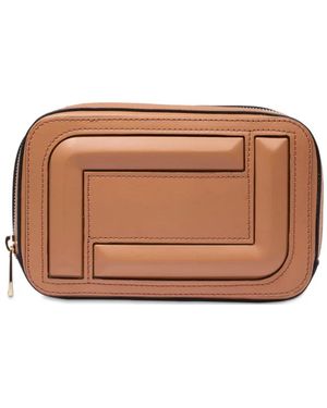Lancel Sac À Bandoulière Angele Cuir - Marron