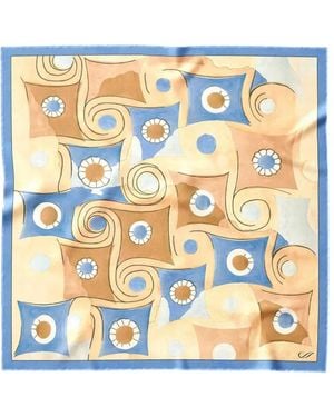 Elizabetta Pañuelo De Bolsillo Prato Con Motivo Abstracto - Blanco