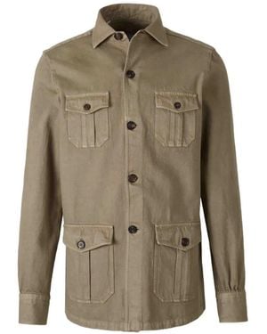 Vincenzo Di Ruggiero Multi-Pocket Field Jacket - Green