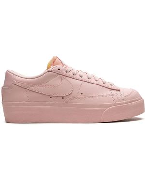 Nike Blazer Low Platform Trainers - Pink