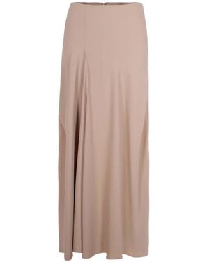 P.A.R.O.S.H. Draped Maxi Skirt - Natural