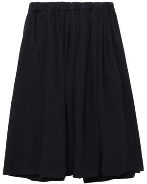 Comme des Garçons Bow Pleated Skirt - Blue
