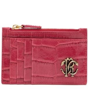 Roberto Cavalli レザー 財布 - レッド