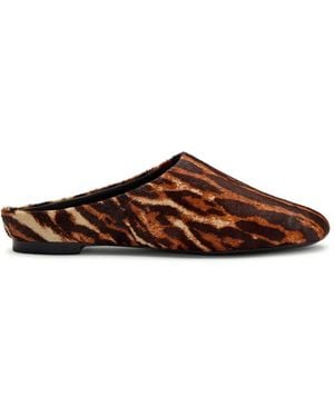 Simon Miller Riad Mules Mit Leopardenprint - Braun