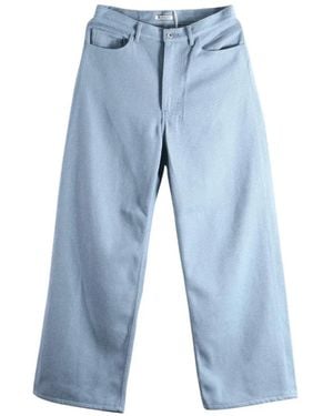 AURALEE Wide-Leg Jeans - Blue
