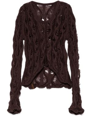 Isa Boulder Fudgy Sweater - Brown