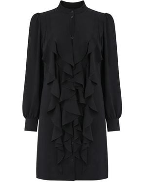 Chloé ラッフル ミニドレス - ブラック