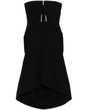 Rick Owens Amphora Prong Midi Dress - Black