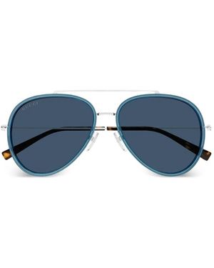 Gucci Tiny Gg Pilot-Frame Sunglasses - Blue