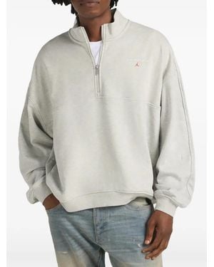 Nike Flight Fleece Quarter-Zip Sweatshirt - Grey