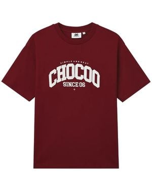 Chocoolate Camiseta Con Logo - Rojo