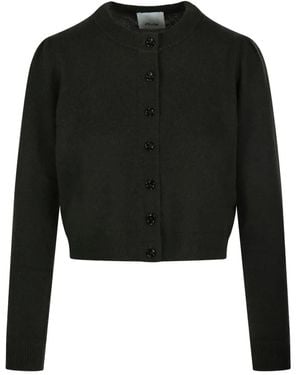 Allude Cárdigan de manga farol - Negro