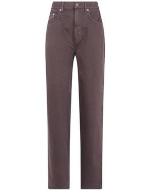 Loulou de Saison Straight-Leg Jeans - Purple