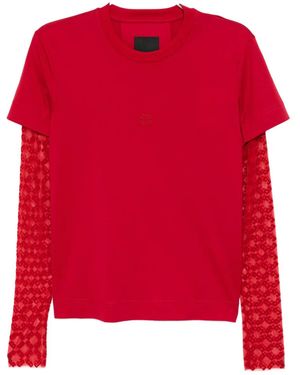 Givenchy Logo-embroidered T-shirt