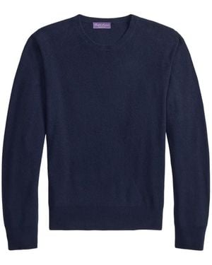 Ralph Lauren Ribbed Cashmere Jumper - Blue