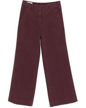 Incotex Wide-Leg Pants - Red