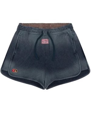 Aape By A Bathing Ape Embroidery shorts - Blau