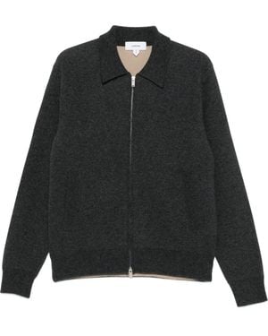 Lardini Cárdigan con cremallera - Negro