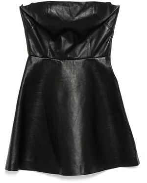 Ermanno Scervino Midi Bustier Dress - Black