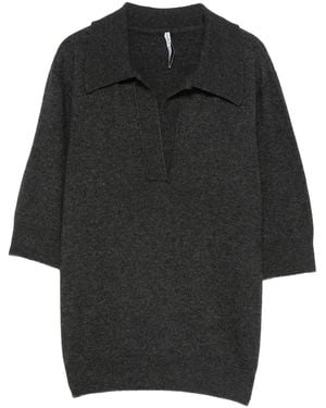 Liviana Conti Dorin Three-Quarter-Sleeve Jersey - Black