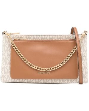 Michael Kors Jet Set ショルダーバッグ - ナチュラル