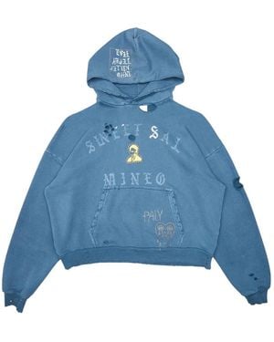 PALY Sunset Sal Distressed Hoodie - Blue