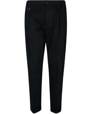 Paolo Pecora Pleated Pants - Black