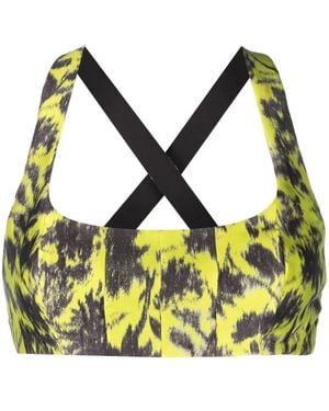 Philosophy Di Lorenzo Serafini Bralette A Fiori - Giallo