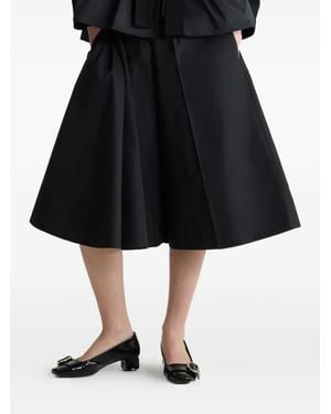 Patou Pantalones cortos asimétricos - Negro